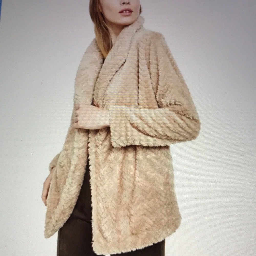 Calvin Klein Chevron Stitch Cardigan Jacket